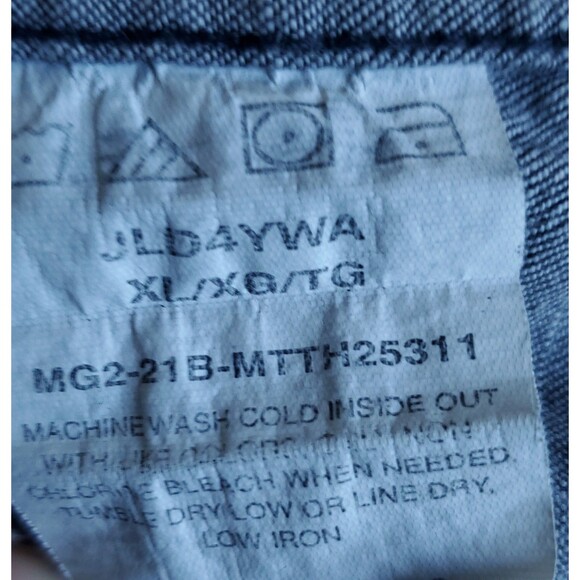 Wrangler Shirt men's XL Gray Denim long sleeve Black Pearl snap Casual Western - Picture 11 of 11